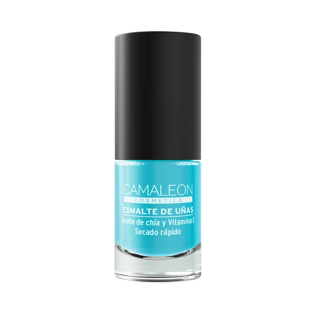Long-lasting sky blue nail polish