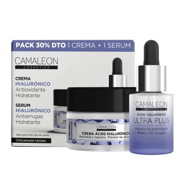 Pack Crema y Serum Hialurónico