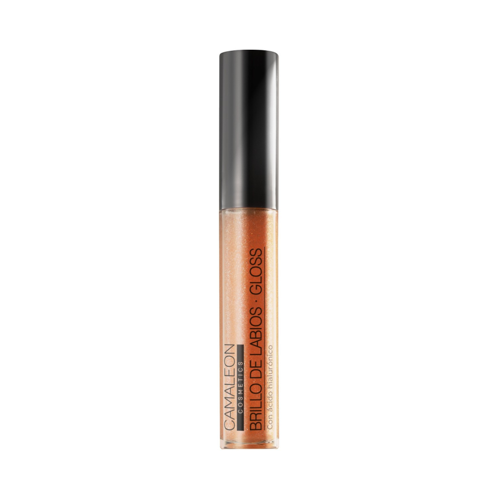 Bronze metallic lip gloss