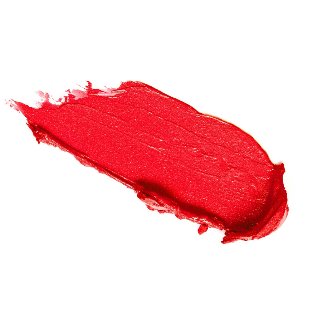 Fluorescent red lipstick