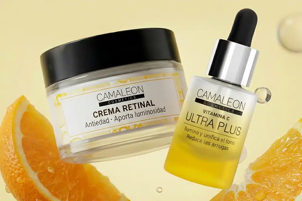 Crema Retinal y concentrado vitamina C