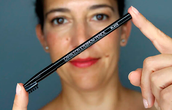 retirada A veces Obligar Comprar lápiz de cejas negro | Camaleon Cosmetics